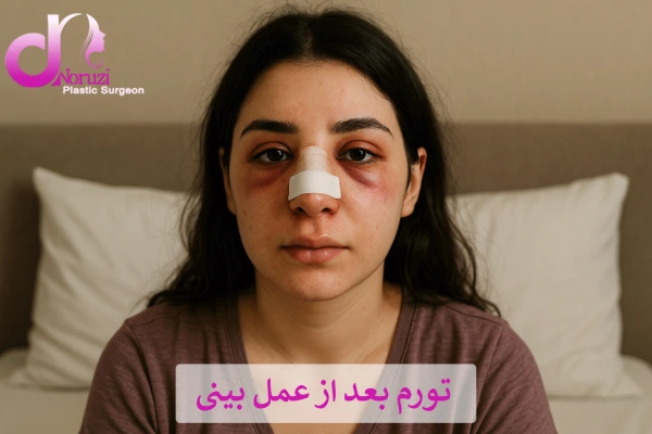 ورم بینی بعد از عمل