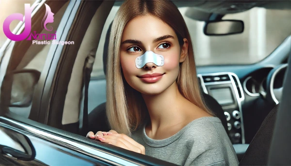 سفر با ماشین بعد از عمل بینی