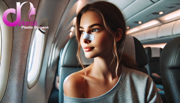 پرواز با هواپیما بعد از عمل بینی