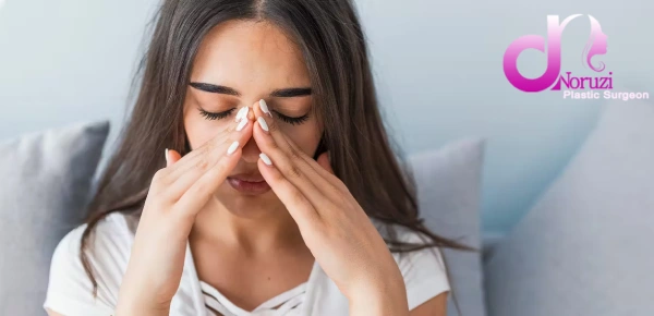 کیپ شدن بینی بعد از عمل