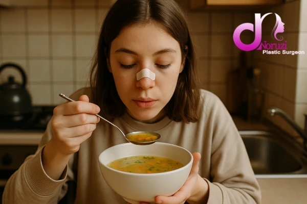 رژیم غذایی بعد از جراحی بینی